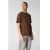 Shoeby regular T-shirt met backprint bruin