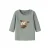 NAME IT BABY katoenen regular fit T-shirt met print – lichtkaki