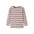 NAME IT MINI gestreepte longsleeve – roze/bruin