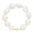 Armband Goud – Rij van Echte Zoetwaterparels Barok 11-12 mm
