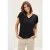 Cecil Dames Shirt met decoratieve stiksels in Zwart