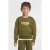 Me & My Monkey sweater met printopdruk khaki