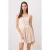 TRENDYOLMİLLA Dames Beige Effen Midi Mouwloos Bodycon Jurken