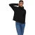 Vero Moda Dames Cowl Neck Regular Pullover (Zwart)
