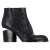 Alexander Wang Gabi Cutout Hak Enkellaarsjes van Zwart Leer