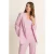 Expresso regular blazer met linnen lichtroze