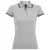 SOLS Dames/dames Pasadena getipt korte mouw Pique Polo Shirt (Heide Grijs/Navy)