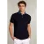 River Woods Custom Fit Cotton Polo Navy Blue