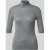 Liu Jo White slim fit longsleeve van pure lamswol model ‘Maglia Costine’