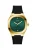 GUESS Analoog horloge ‘HEADLINE’  goud / groen / zwart