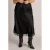 Yest Curve Plus Size midi A-lijn rok – zwart