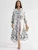 MSN Collection Jurk  opaal / zwart / wit