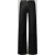 Only mid waist leren broek met matte look