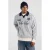 America Today oversized gestreepte gebreide trui met borduursels – chalk