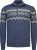 NZA Pullover Knoop Kraag Navy heren