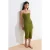 Mouwloos Bodycon Midi-jurk met Uitsnijdetails
