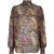EsQualo Blouse Smock Paisley Party Print