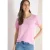 Cecil Dames Basic Shirt met ronde hals in Roze