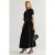 TRENDYOLMİLLA Dames Zwart Effen Midi Uitlopend rok Skater Rokken
