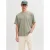 JACK & JONES ORIGINALS regular T-shirt met backprint grijsgroen