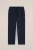 WE Fashion – Jongens loose fit joggingbroek met embroidery – Tapered – Donkerblauw – Katoen –