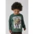 NAME IT MINI Jurassic World longsleeve donkergroen