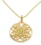 Orphelia Dames 925 Sterling Zilveren Ketting met Hanger – Goud ZH-6036/2