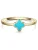 Glanzstücke München Ring  turquoise / goud