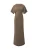 WEEKDAY Jurk ‘Kelly’  taupe