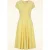 Topvintage exclusive ~ Esmeralda swing jurk in citroengeel