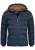INDICODE JEANS Winterjas  navy / bruin
