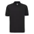 Russell Heren Klassiek Piqué Katoenen Polo Shirt (Zwart)