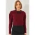Geweven Geborduurde Crewneck Aansluitende Crop Sweater