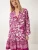 Happiness İstanbul Jurk  crème / magenta
