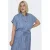 ONLY CARMAKOMA jurk gebreid light blue denim