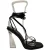 Chic Lederen elegante sandalen met hoge hakken voor dames (Zwart octrooi)
