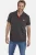 Jan Vanderstorm regular fit polo NISSE Plus Size met logo grijs