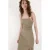 Mango zomerjurk beige