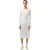 Lacoste Midi-rok voor dames met plooien en elastische tailleband (Wit)