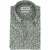 Korte mouw overhemd Ledub groen print modern fit semi-wide collar