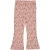 QPI Mini regular waist flared broek roze