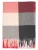 Seasons of April Sjaal  grijs / rood / zwart / wit