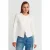 Geribbelde Crew Neck Knopen Cardigan