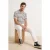 TRENDYOL MAN Heren Donkerblauw Gestreept Kort Regular fit Poloshirts