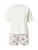Tommy Hilfiger Underwear Korte pyjama  ecru / rood / zwart