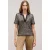 Oltre Full Sequined Polo Shirt Grey