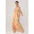 TRENDYOLMİLLA Dames Geel Abstract Maxi Mouwloos Diploma-uitreiking / Gala Recht Avond & Gala Jurk