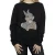 Disney Dames/Dames Klassiek Thumper Katoenen Sweatshirt (Zwart)