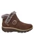 Skechers Easy Going Gentle Winter suède enkelboots met profielzool – bruin