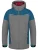normani Outdoorjas ‘Galway’  blauw / grijs / rood